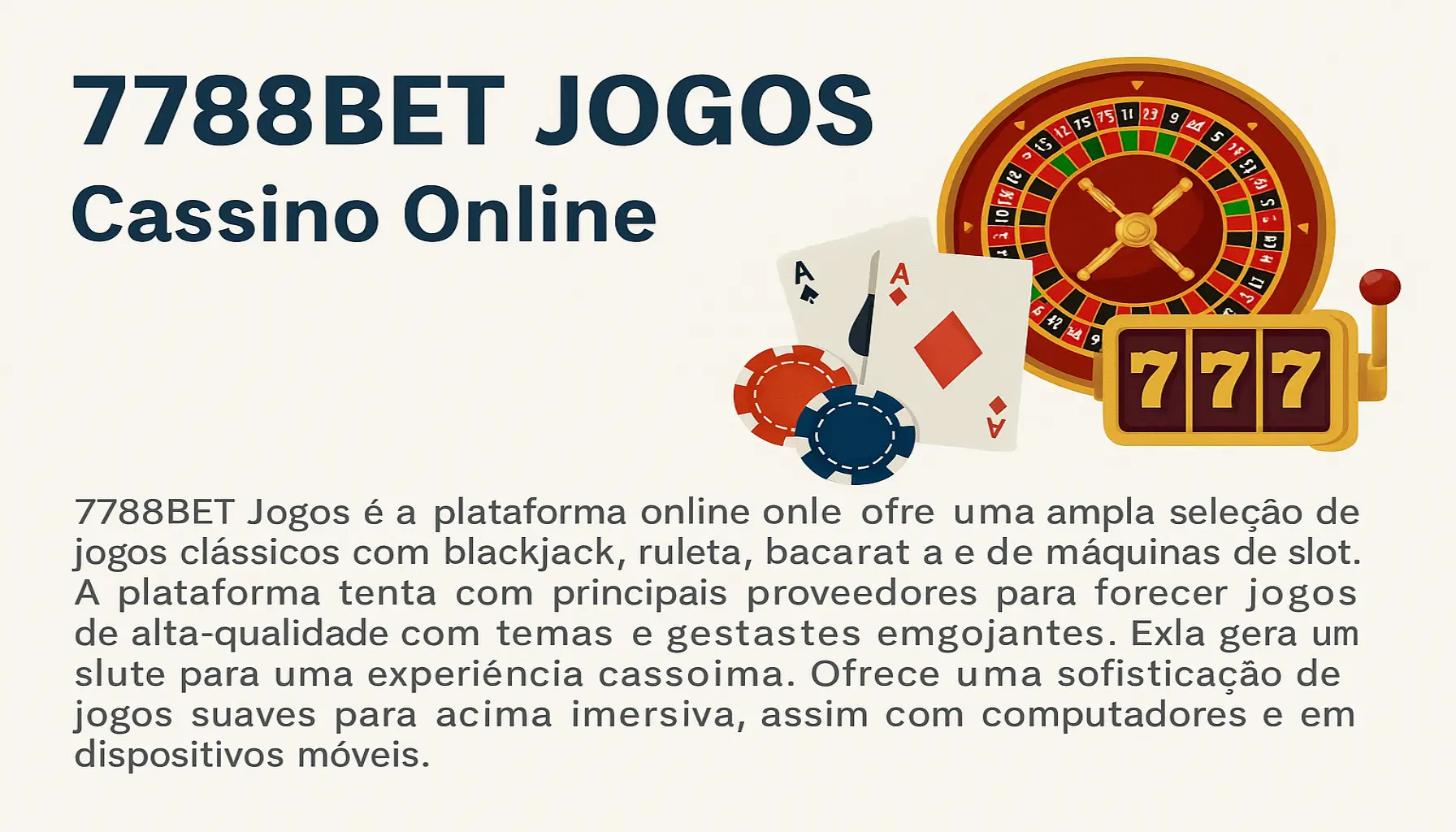 Jogos de cassino online 7788BET